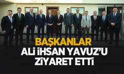Başkanlar Yavuz'a ziyaret etti