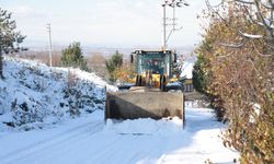 Akyazı’da karla mücadele sürüyor