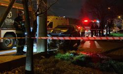 Direğine çarpan araç hurdaya döndü: 1 yaralı