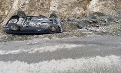 Otomobil takla attı; 2 yaralı