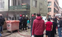 Tersane işçilerinin kaldığı evde yangın