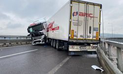 Kuzey Marmara bağlantı yolunda kaza