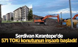 Serdivan Kırantepe'de 571 TOKİ konutunun inşaatı başladı!
