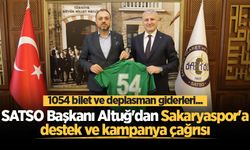 SATSO Başkanı Altuğ'dan Sakaryaspor'a destek ve kampanya çağrısı: 1054 bilet ve deplasman giderleri...