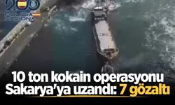 10 ton kokain operasyonu Sakarya'ya uzandı: 7 gözaltı