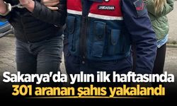 Sakarya'da yılın ilk haftasında 301 aranan şahıs yakalandı