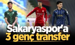 Sakaryaspor'a 3 genç transfer