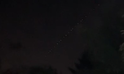 Starlink uyduları Sakarya'da görüldü