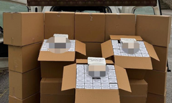 300 bin adet makaron ele geçirildi