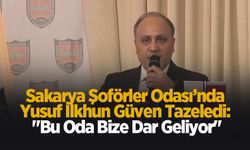 Sakarya Şoförler Odası’nda Yusuf İlkhun Güven tazeledi