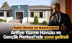 Başkan Alemdar son durumu paylaştı: Arifiye Yüzme Havuzu ve Gençlik Merkezi'nde sona gelindi