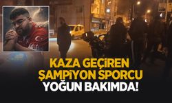 Kaza geçiren Milli sporcu yoğun bakımda