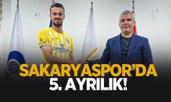 Sakaryaspor'da 5. ayrılık