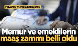 Emekli ve Memur zammı belli oldu