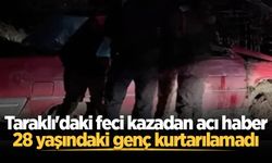 Taraklı'daki feci kazadan acı haber: 28 yaşındaki genç kurtarılamadı