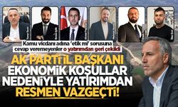 Kamu vicdanı adına 'etik mi' sorusuna cevap veremeyenler o yatırımdan geri çekildi