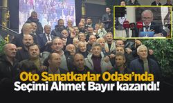 Sakarya Oto Sanatkârları Odası'nda Ahmet Bayır güven tazeledi