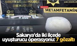 Sakarya'da iki ilçede uyuşturucu operasyonu: 7 gözaltı