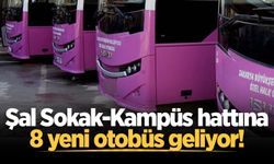 Şal Sokak-Kampüs hattına 8 yeni otobüs geliyor!