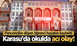 Karasu'da okulda feci olay! Pencereden düşen öğrenci hayatını kaybetti