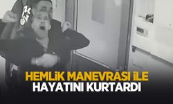 Hemlik manevrası ile hayatını kurtardı