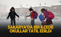 Bir ilçede okullar tatil edildi