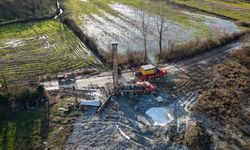 Yerin 104 metre altından çıkarılan içme suyu Karasu’da 5 mahalleye iletilecek