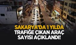 Sakarya'da 2025'te trafiğe çıkan araç sayısı belli oldu