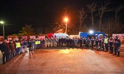 Başkan Çelik'ten belediye ekipleri ve güvenlik güçlerine moral ziyareti