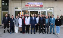 İl Sağlık Müdürü Özdemir'den Yenikent Devlet Hastanesine ziyaret