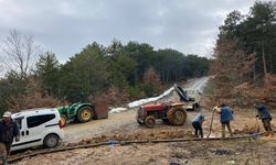 Pamukova’da köy göletine takviye çalışması