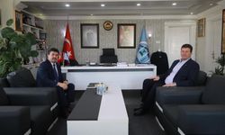 SUBÜ Rektörü Sarıbıyık Soykan’ı ziyaret etti