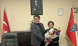 Kadın muhtardan anlamlı ziyaret