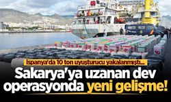 İspanya'da 10 ton uyuşturucu yakalanmıştı... Sakarya'ya uzanan dev operasyonda yeni gelişme!