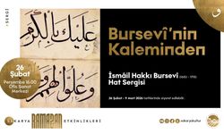 “Bursevî’nin Kaleminden” hat sergisi OSM’de açılıyor
