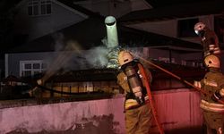 Düzce’de rüzgarın etkisi ile çıkan yangın büyümeden söndürüldü