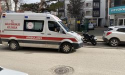 Bolu'da otomobille motosiklet kafa kafaya çarpıştı: 1 yaralı