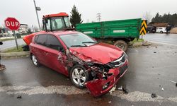 D-100'de kaza 2 yaralı