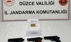 Düzce'de jandarmadan ruhsatsız silah operasyonu