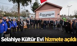 Selahiye Kültür Evi törenle hizmete açıldı