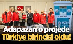 Adapazarı o projede Türkiye birincisi oldu!