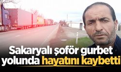 Sakaryalı şoför gurbet yolunda hayatını kaybetti