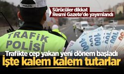 Araç kullananlar dikkat: Yeni trafik cezaları yürürlükte