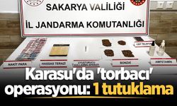 Karasu'da 'torbacı' operasyonu: 1 tutuklama