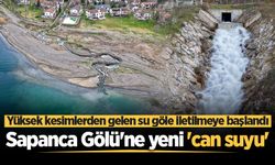Sapanca Gölü’ne 3 milyon 240 bin metreküplük alternatif kaynak
