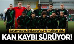 Kan kaybı sürüyor! Sakaryaspor, Boluspor'a 2-0 mağlup oldu