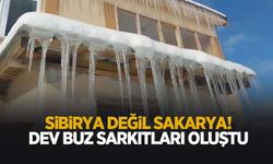 Buz sarkıtları oluştu