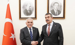 İnci’den Milli Eğitim Bakanı Tekin’e TBMM’de ziyaret