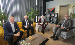 AK Parti’den MHP İl Başkanı Alkaş’a taziye ziyareti