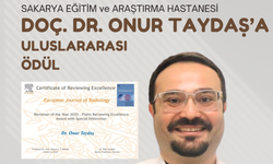 Sakaryalı akademisyene uluslararası ödül